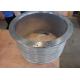 Slot / Hole Type Pressure Screen Basket Rotary Drum Sieve Stainless Steel 304 / 316L Material