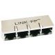 10/100/1000M Multi-port RJ45 with / without LEDs Side Entry , SJT-140