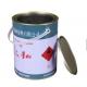 5 Liter Tinplate Cans With Lid Plastic Handle For Paints Storage