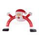 Santa Claus Outdoor Inflatable Christmas Decorations  / Blow Up Christmas Arch