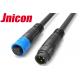 Bayonet 3 Pin Waterproof Cable Connector , Male Female Watertight Cable Connector