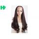 Graceful Smooth No Smell Loose Wave Long Synthetic Wigs , Synthetic Lace Wigs