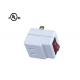 Wall Mount AC Power Plug Adapter 125V 60 Hz US Type With Switch Power Supply