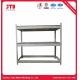 3 Layers Boltless Shelving Units 80kg Per Layer Silver 900mm Shelf