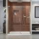 OEM Pivot Glass Shower Screen , Swing Shower Tempered Glass Door