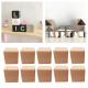 Mini 10pcs Unfinished Wood Blocks For Crafts Rectangular