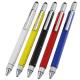 Spirit level ruler screwdriver tool pen top touch and scale multifunction metal tool pen stylus ballpoint pen