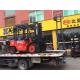 3 Stage Manual Forklift Truck , 4 Wheel Forklift Heavy Duty Driving Axle
