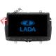 Russian Menu Lada Vesta Android Gps Car Stereo , 2 Din Android Head Unit TPMS Supported