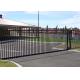 Residential Automatic Sliding Gates For Driveways Hot Dipped Galvanized Treatment