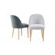 Strong 630mm 840mm Velvet Upholstered Chairs   For Cafe