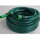 PVC Garden Hose Pipe Fiber Braided Reinforced With Plastic Connector Fittings