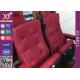 Custom Metal Frame Floor Fixed Standing Movie Theater Chairs With Armrest