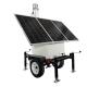 Reliable US Standard Solar Surveillance Trailer With 19ft 20ft Mast