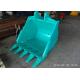 OEM Excavator Rock Bucket Two Layer Gusset Plate With Pins Brushing Strong Dimension Stable