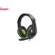 Super bass good quality gaming computer headphones with mic and volume control