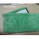 Microfiber Dust Mop 13*51cm Fold Green Coral Fleece Backing White  Wet Mop Pads