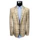 Custom Printed Suit 100% Cotton Jacket Beige Custom Made Size Breathable