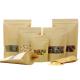 Matte Glossy Kraft Paper Stand Up Pouches Gravure Printing