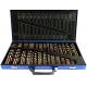 High Speed Steel Drill Bit Kit In Steel Index 230 Pcs With Titanium Coated
