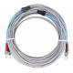 Duplex Armored Fiber Patch Cord ST To ST Multimode 3M