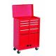 Portable 4 Drawer 22 inch Roller Cabinet with a Full Height Lock Bar (THG-22040D)