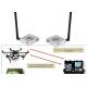 2.4Ghz Drones Wireless Video transmitter with 70ms delay & 30km range air to GCS