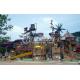 Fiberglass Water House Aqua Playground Equipment For Children Water Theme Park