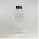 60ml 120ml 250ml 350ml 500ml Square JUice Bottle With Black Lid