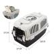 Flight Transport Plastic Dog Travel Crate Small Middle Animal Carrier 37*37*58cm