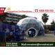 White PVC Giant Geodesic Dome Frame , UV Resistant Geodesic Dome Garden For