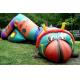 Inflatable bugsy the caterpillar tunnel maze for children games
