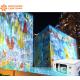 8500 LM Interactive Projection Mapping Outside Immersive Projection Mapping