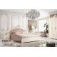 luxury cream French style wooden bed room furniture set