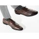 Italian Design Genuine Mens Leather Dress Shoes , Customized Male Formal Shoes