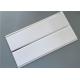 Pure white high glossy middle groove ceiling pvc panels with silver