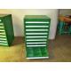 Industrial Tool Chests And Cabinets With 3 - 15 Drawers , Green