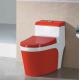 Sanitary Modern 3L 6L Siphonic One Piece Toilet Red Green Blue Colore