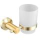 Tumbler holder83003-Brushed Golden color Round&Stainless steel 304