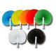 14cm Round Foldable Fan With Palstic Handle ,  Can Print Logo Plastic Hand Held Fans