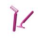 Disposable Twin Blade Safety Razor , Lubricating Strip Female Disposable Razors