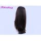 Brazilian Virgin Human Hair Front Lace Wigs With Baby Hair Non Synthetic