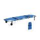 Blue Aluminum Alloy Wheeled Emergency Folding Stretcher ISO9001 / 13485