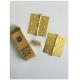 Square Type 4 Inch Solid Brass Door Hinges Bb Print Loose Pin Easy Installation