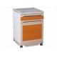 Mobile Adjustable Hospital Style Bedside Tray Table Cabinet