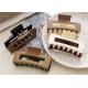 Black Chocolate milk resin mix double color claw hair grab clipper for women bath hair accessories