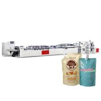 Special Shaped Spout Laminating Pouch Making Machine 35M/MIN For Liquid Package