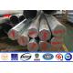 8M 6.5KN Breaking Load Steel Tubular Pole Q345 Hot Dip Galvanization