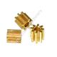 Motor Bronze Spur High Precision Gears OEM Customized Golden Brass Spur Gear