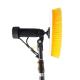 Adjustable Handle and Dual-Supply Single-Head Rotating Brush for Solar Panel Cleaning